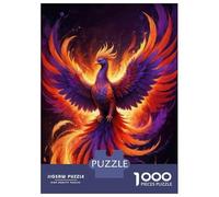 Rompecabezas De 1000 Piezas para Adolescentes Fantasy Phoenix Art Print-4 Rompecabezas para Adultos Juego Práctico Regalos para Mujeres Regalos para Amigos Y Familiares 38x26cm/1000pcs