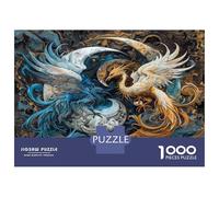 Rompecabezas De 1000 Piezas para Adolescentes Fantasy Phoenix Art Print Rompecabezas para Adolescentes Juguetes Antiestrés Regalos para Mujeres Regalos para Reducir El Estrés 70x50cm/1000pcs