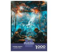 Rompecabezas De 1000 Piezas para Adolescentes Fantasy Poker Night A Visual Spectacle! Rompecabezas para Adultos Juguetes De Bricolaje Montaje De Patrones Ayuda A Ejercitar El Cerebro 70x50cm/1000pcs