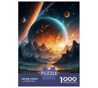 Rompecabezas De 1000 Piezas para Adolescentes Fantasy Space Landscape Poster Rompecabezas para Adultos Juguetes DIY Desafío Difícil Regalos para Amigos Y Familiares 38x26cm/1000pcs