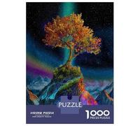 Rompecabezas De 1000 Piezas para Adolescentes Fantasy Tree on Mountain Peak Rompecabezas para Adultos Juguetes Antiestrés Desafío Difícil Desafiante De Completar 70x50cm/1000pcs