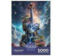 Rompecabezas De 1000 Piezas para Adolescentes Fantasy Violin Nature Art Print Rompecabezas para Adultos Juegos De Relajación Regalos De Cumpleaños para Amigos Y Familiares 52x38cm/1000pcs
