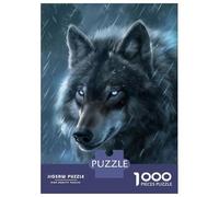 Rompecabezas De 1000 Piezas para Adolescentes Fantasy Wolf Snow Magic Rompecabezas para Adultos Juegos Relajantes Vacaciones En Casa Matar El Tiempo 38x26cm/1000pcs
