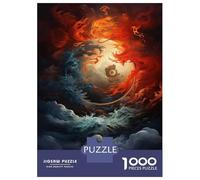 Rompecabezas De 1000 Piezas para Adolescentes Fantasy World Art Print Rompecabezas para Adultos Juegos Relajantes Regalos para Mujeres Interacción Entre Padres E Hijos 52x38cm/1000pcs