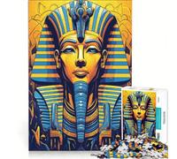 Rompecabezas de 1000 Piezas para Adolescentes Faraón Ramsés II Juegos relajantes desafío difícil cumpleaños 38x52cm