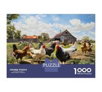Rompecabezas De 1000 Piezas para Adolescentes Farm Fresh Chicken Coop Rompecabezas para Adultos Juego Práctico Regalos para Mujeres Regalos para Amigos Y Familiares 38x26cm/1000pcs