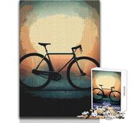 Rompecabezas de 1000 Piezas para Adolescentes, fascinación por Las Bicicletas, Acogedor y Relajante, Juguete de Alta precisión, Ajuste, tamaño 38x52cm
