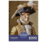 Rompecabezas De 1000 Piezas para Adolescentes Fawn in A Tricorn Hat Rompecabezas para Adultos Juego De Ingenio Análisis Y Lógica Actividades Divertidas En Casa, 70x50cm/1000pcs