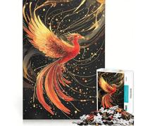 Rompecabezas de 1000 Piezas para Adolescentes Fénix Rojo contra el Fénix Juego Imposible interacción Entre Padres e Hijos cumpleaños 50x75cm