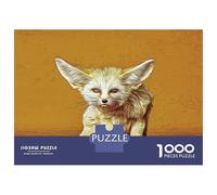 Rompecabezas De 1000 Piezas para Adolescentes Fennec Fox Rompecabezas para Adultos Juegos Relajantes Montaje De Patrones Regalos para Amigos Y Familiares 52x38cm/1000pcs