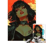 Rompecabezas de 1000 Piezas para Adolescentes Fiery Femme Fatale un desafío Educativo para Pasar el Tiempo en casa Juguetes DIY para Mayores de 14 años Juego de Rompecabezas Disponible (38x52cm)