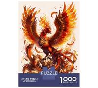 Rompecabezas De 1000 Piezas para Adolescentes Fiery Phoenix in Flight Rompecabezas para Adultos Juguetes Antiestrés Difícil Difícil Cumpleaños Y Navidad 52x38cm/1000pcs
