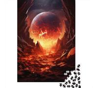 Rompecabezas De 1000 Piezas para Adolescentes Fiery Portal to Another World Rompecabezas para Adultos Juegos Familiares Difícil Regalo De Cumpleaños, Regalos, 38x26cm/1000pcs