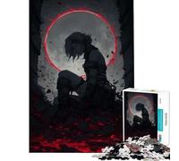 Rompecabezas de 1000 Piezas para Adolescentes Figura encadenada con círculo Rojo Juguete Educativo para Juegos de ingenio Regalo Ideal para cumpleaños (tamaño 38x26cm)