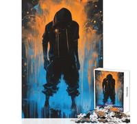 Rompecabezas de 1000 Piezas para Adolescentes filósofo Callejero decoración del hogar Juguetes Regalo de cumpleaños Juego de ingenio Lista de Deseos con Papá Noel tamaño 38x26cm