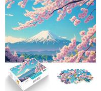 Rompecabezas de 1000 Piezas para Adolescentes Flor de Cerezo en Japón Juguetes de Juego desafiantes Regalo de Obra de Arte 38x26cm