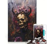 Rompecabezas de 1000 Piezas para Adolescentes Flor Eterna, Juguete Educativo, desafío exigente, 50x75cm