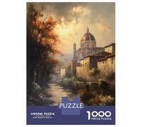 Rompecabezas De 1000 Piezas para Adolescentes Florence Italy Art Rompecabezas para Adultos Juguetes Antiestrés Regalos para Mujeres Interacción Entre Padres E Hijos 52x38cm/1000pcs