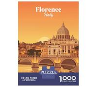 Rompecabezas De 1000 Piezas para Adolescentes Florence Italy Rompecabezas para Adultos Juego De Ingenio Decoración Cumpleaños 38x26cm/1000pcs