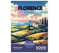 Rompecabezas De 1000 Piezas para Adolescentes Florence Italy Travel Rompecabezas para Adultos Juguetes DIY Pero Divertidos Y Humorísticos Cumpleaños 38x26cm/1000pcs