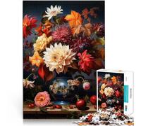Rompecabezas de 1000 Piezas para Adolescentes “ Flores de otoño” Hecho de Papel，para Mayores de 14 años Juego Intelectual Regalos de cumpleaños de Navidad。tamaño：26x38cm/10.24x14.96pulgada
