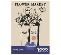 Rompecabezas De 1000 Piezas para Adolescentes Flower Market Botanical Collection Art Print Rompecabezas para Adultos Juego De Ingenio Decoración 70x50cm/1000pcs