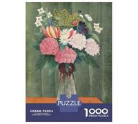 Rompecabezas De 1000 Piezas para Adolescentes Flowers in A Vase Rompecabezas para Adultos Juegos Relajantes Ensamblaje De Patrones Regalos De Cumpleaños Y Únicos 70x50cm/1000pcs