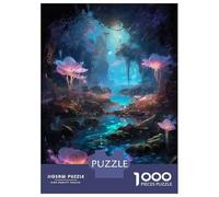 Rompecabezas De 1000 Piezas para Adolescentes Flowers in The Dark Rompecabezas Juego Familiar Pero Divertido Y Humorístico Cumpleaños 70x50cm/1000pcs