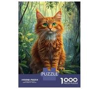Rompecabezas De 1000 Piezas para Adolescentes Forest Cat'S Gaze -1 Rompecabezas para Adultos Juego Práctico Regalo De Cumpleaños Regalos De Cumpleaños Únicos 52x38cm/1000pcs