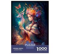 Rompecabezas De 1000 Piezas para Adolescentes Forest Forest Queen Rompecabezas Juegos Relajantes Análisis Y Lógica Reducción del Estrés Regalos 38x26cm/1000pcs