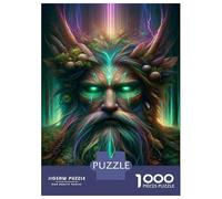 Rompecabezas De 1000 Piezas para Adolescentes Forest Spirit Art Print Rompecabezas para Adultos Juego De Ingenio Desafío Difícil Cumpleaños 38x26cm/1000pcs