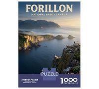 Rompecabezas De 1000 Piezas para Adolescentes Forillon National Park Travel Rompecabezas para Adultos Juegos Divertidos Regalos para Mujeres Desafiantes De Completar 70x50cm/1000pcs
