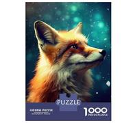 Rompecabezas De 1000 Piezas para Adolescentes Fox Galaxy Rompecabezas para Adultos Juego Familiar Decoración del Hogar Regalos para Reducir El Estrés 70x50cm/1000pcs
