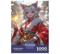 Rompecabezas De 1000 Piezas para Adolescentes Fox Spirit Mage Rompecabezas para Adultos Juego De Ingenio Juego De Corte De Precisión Regalos Desafiantes 52x38cm/1000pcs