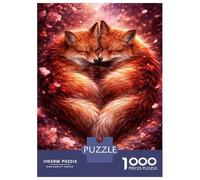 Rompecabezas De 1000 Piezas Para Adolescentes Foxes Couple - Luxury Animal Wall Art - Romantic Gift Decor Rompecabezas Para Adultos Juegos Relajantes Vacaciones En Casa Matar El Tiempo Es Ideal Como R