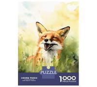 Rompecabezas De 1000 Piezas para Adolescentes Foxy Feelings Ink Wash Rompecabezas para Adultos Juego Práctico Difícil Regalos De Cumpleaños Y Únicos 38x26cm/1000pcs