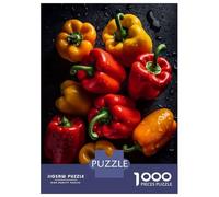 Rompecabezas De 1000 Piezas para Adolescentes Fresh Bell Peppers Rompecabezas para Adultos Juego Práctico Ensamblaje De Patrones Regalos para Reducir El Estrés 70x50cm/1000pcs