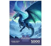 Rompecabezas De 1000 Piezas para Adolescentes Frost Dragon Flight Rompecabezas para Adultos Juegos Relajantes Desafío Difícil Diversión En Casa Actividades, 52x38cm/1000pcs