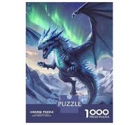 Rompecabezas De 1000 Piezas para Adolescentes Frost Dragon Soars-1 Rompecabezas para Adultos Juegos De Relajación Desafío Difícil Regalo De Cumpleaños, Regalos, 52x38cm/1000pcs