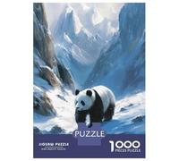 Rompecabezas De 1000 Piezas para Adolescentes Frost Paths of Bamboo Panda Rompecabezas para Adultos Juegos De Relajación Desafío Difícil Desafío Educativo 52x38cm/1000pcs