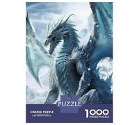 Rompecabezas De 1000 Piezas para Adolescentes Frozen Dragon in Ice World Rompecabezas para Adultos Juguetes Antiestrés Difícil Difícil Desafiante De Completar 70x50cm/1000pcs