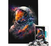 Rompecabezas de 1000 Piezas para Adolescentes Fuga de Astronauta en el Espacio Juego Educativo y desafiante Juguete práctico Reto difícil Regalo Divertido (Tamaño 38x26cm)