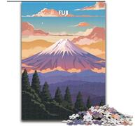Rompecabezas de 1000 Piezas para Adolescentes, Fujis Tranquil Dawn, Juguetes educativos, Juegos antiestrés, decoración única para el hogar y Regalos, 50x75cm