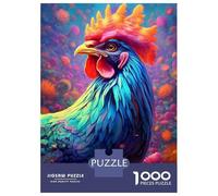 Rompecabezas De 1000 Piezas para Adolescentes Funny Chicken Color Rompecabezas para Adolescentes Juegos Familiares Desafío Difícil Regalos De Cumpleaños Y Únicos 52x38cm/1000pcs