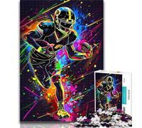 Rompecabezas de 1000 Piezas para Adolescentes, fútbol Americano, 1000 Piezas, Regalo para Adolescentes, Juego desafiante y Familiar, Regalo de Amigo Secreto, 26x38cm