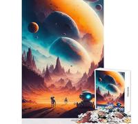 Rompecabezas de 1000 Piezas para Adolescentes futuros Juguetes antiestrés Regalo de cumpleaños para Juegos educativos Actividades Divertidas en casa tamaño 50x75cm