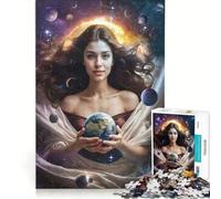 Rompecabezas de 1000 Piezas para Adolescentes Gaia, Madre del Universo Juegos relajantes, Ideales para desconectar intelectualmente cumpleaños 38x52cm