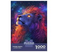Rompecabezas De 1000 Piezas para Adolescentes Galactic Lion Majesty -7 Rompecabezas para Adultos Juguete Decoración De Pared Decoración Cumpleaños, Navidad 38x26cm/1000pcs
