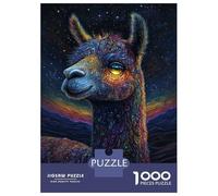 Rompecabezas De 1000 Piezas para Adolescentes Galactic Llama Rompecabezas para Adultos Juego Familiar Decoración del Hogar Cumpleaños Y Navidad 38x26cm/1000pcs