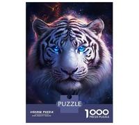 Rompecabezas De 1000 Piezas para Adolescentes Galactic Tiger Majesty -2 Rompecabezas para Adultos Juegos Relajantes Mejora La Memoria Ayuda A Ejercitar El Cerebro 52x38cm/1000pcs